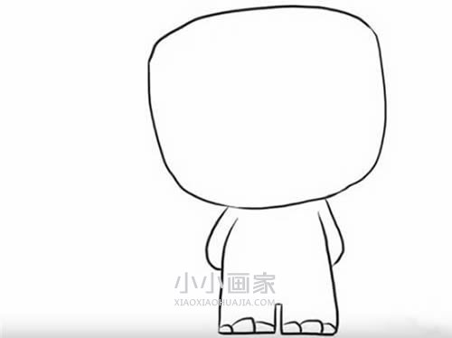 郁闷小老虎简笔画画法图片步骤步骤3