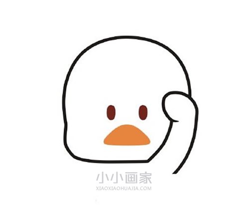 社会鸭简笔画画法图片步骤步骤5