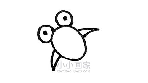 美丽金鱼简笔画画法图片步骤步骤4