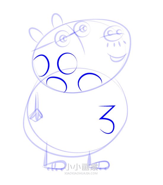 小马佩德罗爸爸简笔画画法图片步骤步骤9