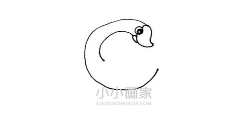 创意鹅的简笔画画法图片步骤步骤4