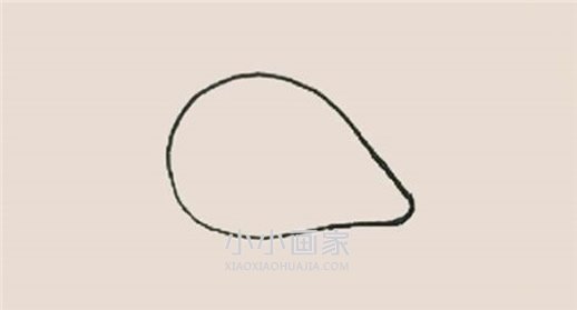 彩色鸡腿简笔画画法图片步骤步骤2