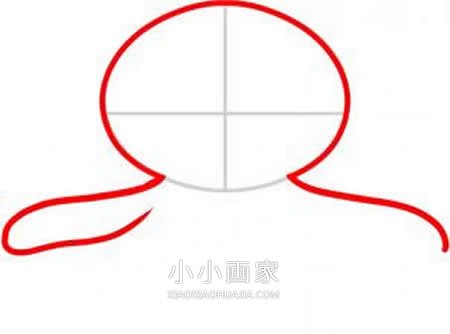 可爱卡通章鱼简笔画画法图片步骤步骤3