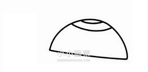 爬行乌龟简笔画画法图片步骤步骤2