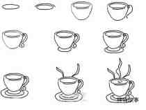 茶的简笔画画法图片步骤步骤1