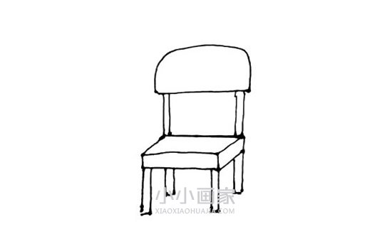 可爱儿童椅简笔画画法图片步骤步骤5