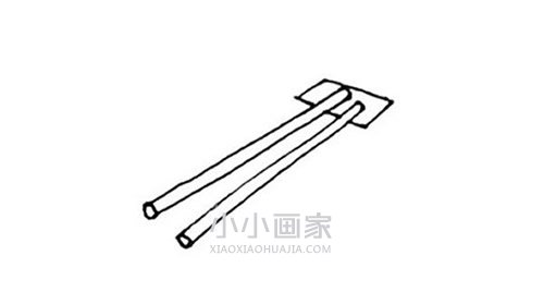 一双筷子简笔画画法图片步骤步骤5