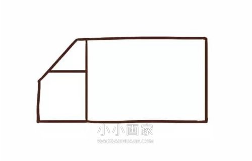 卡通救护车简笔画画法图片步骤步骤2