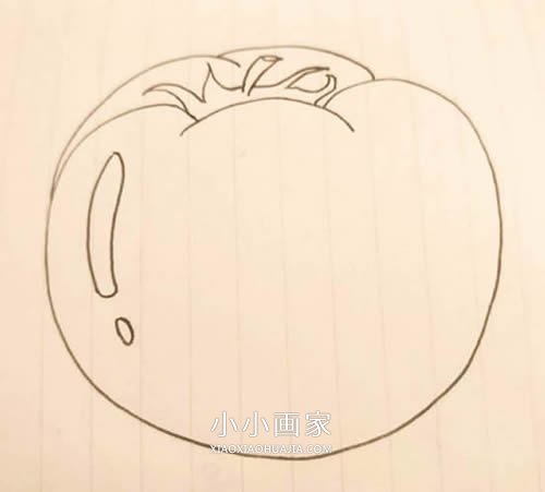 绘本故事简单西红柿简笔画画法图片步骤