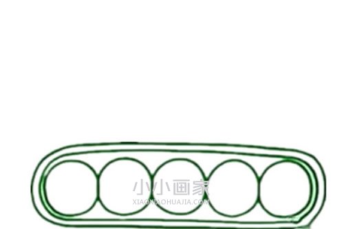 可爱坦克简笔画画法图片步骤步骤3