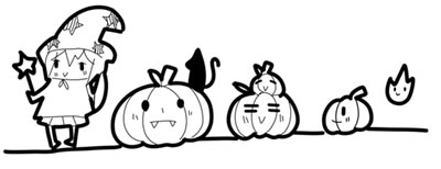 万圣节可爱卡通简笔画画法图片步骤步骤6