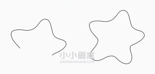 可爱小海星简笔画画法图片步骤步骤1