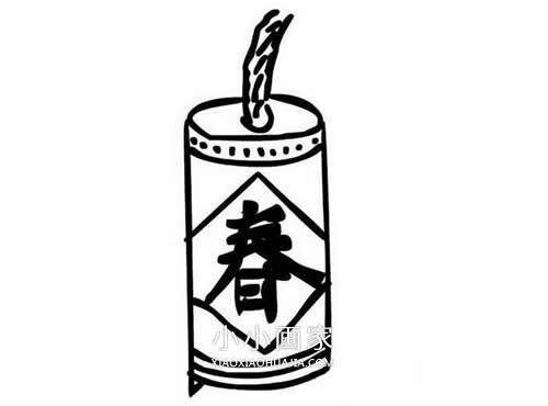 迎新年简笔画画法图片步骤